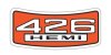 1966 1967 Dodge Plymouth 426 HEMI Air Cleaner Decal